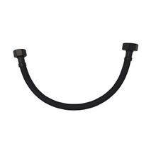 Aansluitslang 1/2"x 3/ 8" 30cm Flexslang Zwart