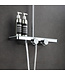 Regendouche set Motion Opbouw Chroom Thermostaatkraan Glijstang Hoofddouche en Handdouche
