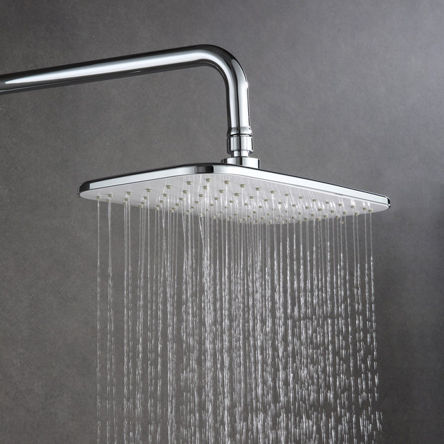 Regendouche set Motion Opbouw Chroom Thermostaatkraan Glijstang Hoofddouche en Handdouche Regendouche set Motion Opbouw Chroom Thermostaatkraan Glijstang Hoofddouche en Handdouche