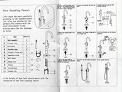 Vrijstaande Badkraan Troya Geborsteld Goud Rond Thermostatisch met handdouche eenhendel bediening