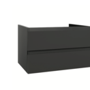 Wastafelonderkast Sally Garda Walnoot 100cm 96x45,5x50cm 2x Softclose lades MDF Voorgemonteerd