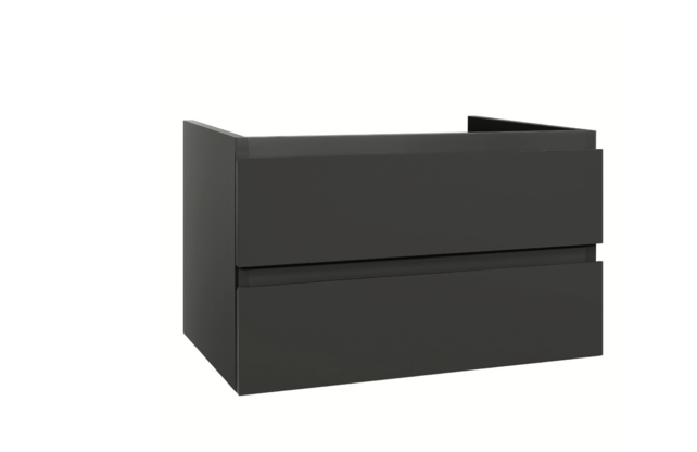 Wastafelonderkast Sally Garda Walnoot 100cm 96x45,5x50cm 2x Softclose lades MDF Voorgemonteerd