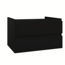 Wastafelonderkast Sally Garda Walnoot 100cm 96x45,5x50cm 2x Softclose lades MDF Voorgemonteerd