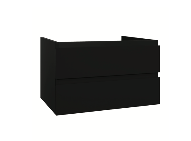 Wastafelonderkast Sally Garda Walnoot 100cm 96x45,5x50cm 2x Softclose lades MDF Voorgemonteerd