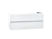 Wastafelonderkast Sally Mat Wit 120cm 118x45,5x50cm 2x Softclose lades MDF Voorgemonteerd Wastafelonderkast Sally Mat Wit 120cm 118x45,5x50cm 2x Softclose lades MDF Voorgemonteerd