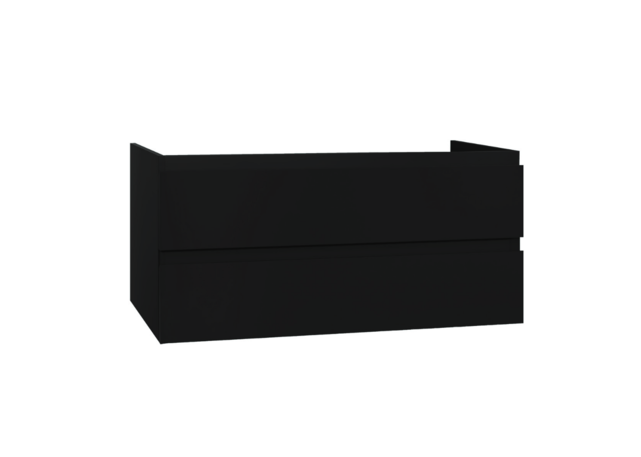 Wastafelonderkast Sally Mat Wit 120cm 118x45,5x50cm 2x Softclose lades MDF Voorgemonteerd Wastafelonderkast Sally Mat Wit 120cm 118x45,5x50cm 2x Softclose lades MDF Voorgemonteerd