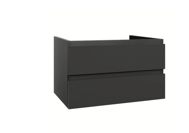 Wastafelonderkast Sally Mat Wit 100cm 96x45,5x50cm 2x Softclose lades MDF Voorgemonteerd