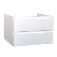 Wastafelonderkast Sally Mat Wit 100cm 96x45,5x50cm 2x Softclose lades MDF Voorgemonteerd
