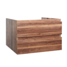 Wastafelonderkast Sally Mat Wit 100cm 96x45,5x50cm 2x Softclose lades MDF Voorgemonteerd