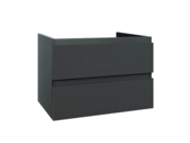 Wastafelonderkast Sally Mat Wit 80cm 76x45,5x50cm 2x Softclose lades MDF Voorgemonteerd Wastafelonderkast Sally Mat Wit 80cm 76x45,5x50cm 2x Softclose lades MDF Voorgemonteerd