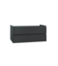 Wastafelonderkast Sally Hoogglans Wit 120cm 118x45,5x50cm 2x Softclose lades MDF Voorgemonteerd