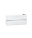 Wastafelonderkast Sally Hoogglans Wit 120cm 118x45,5x50cm 2x Softclose lades MDF Voorgemonteerd