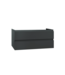 Wastafelonderkast Sally Hoogglans Wit 120cm 118x45,5x50cm 2x Softclose lades MDF Voorgemonteerd