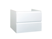 Wastafelonderkast Sally Hoogglans Wit 80cm 76x45,5x50cm 2x Softclose lades MDF Voorgemonteerd Wastafelonderkast Sally Hoogglans Wit 80cm 76x45,5x50cm 2x Softclose lades MDF Voorgemonteerd