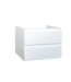 Wastafelonderkast Sally Mat Zwart 80cm 76x45,5x50cm 2x Softclose lades MDF Voorgemonteerd