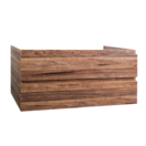 Wastafelonderkast Sally Hoogglans Grijs 120cm 118x45,5x50cm 2x Softclose lades MDF Voorgemonteerd