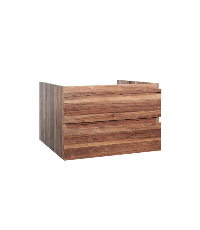 Wastafelonderkast Sally Hoogglans Grijs 100cm 96x45,5x50cm 2x Softclose lades MDF Voorgemonteerd