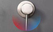 Omstelkraan warm en koud inbouw Bidetkraan RVS tbv bidettoilet Douchewc bidetdouche Omstelkraan warm en koud inbouw Bidetkraan RVS tbv bidettoilet Douchewc bidetdouche