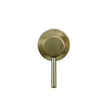 Omstelkraan warm en koud inbouw Bidetkraan Geborsteld Goud tbv bidettoilet Douchewc bidetdouche