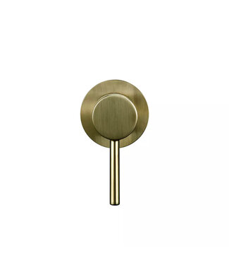 Omstelkraan warm en koud inbouw Bidetkraan Geborsteld Goud tbv bidettoilet Douchewc bidetdouche