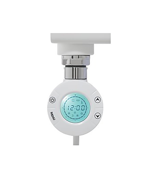 Handdoekradiator Elektrisch 180x55cm - Wit 900 Watt 220V - 27 Bar