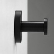 Handdoekhaak Rondo Mat Zwart