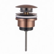 Fonteinset Nila Koper Solid Surface Rechts 40x22x10cm Toiletkraan clickwaste Sifon Koper