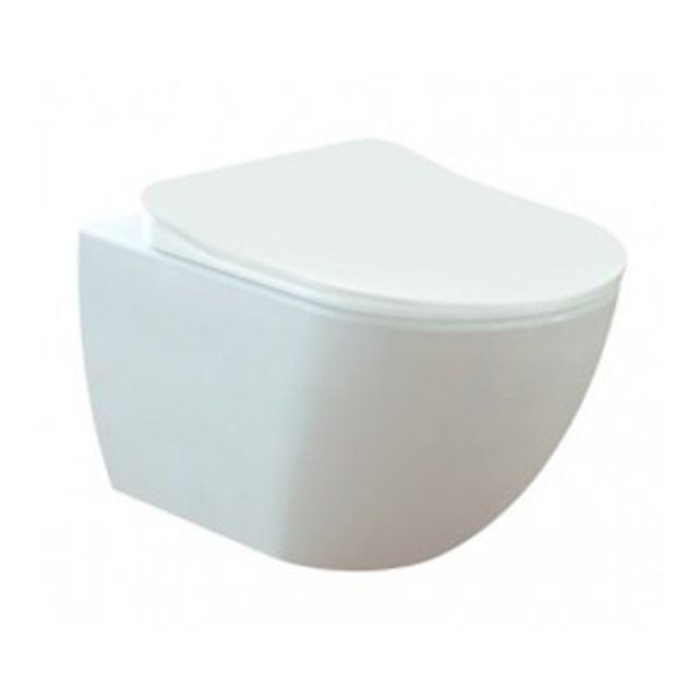 Creavit FE322 Randloos Hangtoilet met Bidet Mat Antraciet met softclose toiletbril 51x35,5x29cm Creavit FE322 Randloos Hangtoilet met Bidet Mat Antraciet met softclose toiletbril 51x35,5x29cm