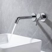 Wastafelkraan Amore Inbouw Chroom Mengkraan Rond 1 Greeps