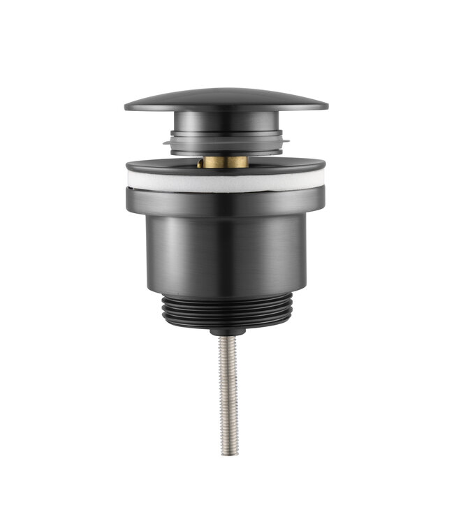 ALONI Clickwaste Mila Universeel Geborsteld Goud Afvoerplug 5/4