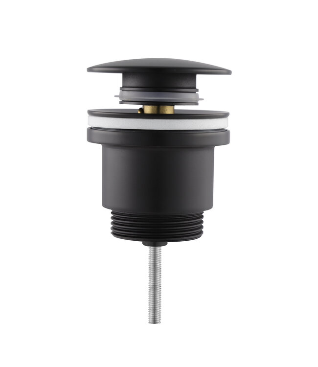 Clickwaste Mila Universeel Geborsteld Gunmetal Afvoerplug 5/4