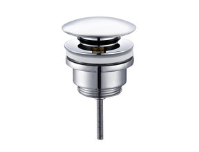 Clickwaste Mila Universeel Glans Chroom Afvoerplug 5/4