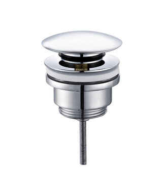 ALONI Clickwaste Mila Universeel Glans Chroom Afvoerplug 5/4