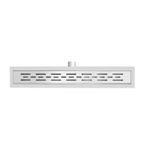 RVS Douchegoot 50x11x7 cm compleet met Flens Uitneembaar Sifon + uitneembaar haarfilter
