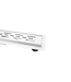 RVS Douchegoot 90x11x7 cm compleet met Flens Uitneembaar Sifon + uitneembaar haarfilter