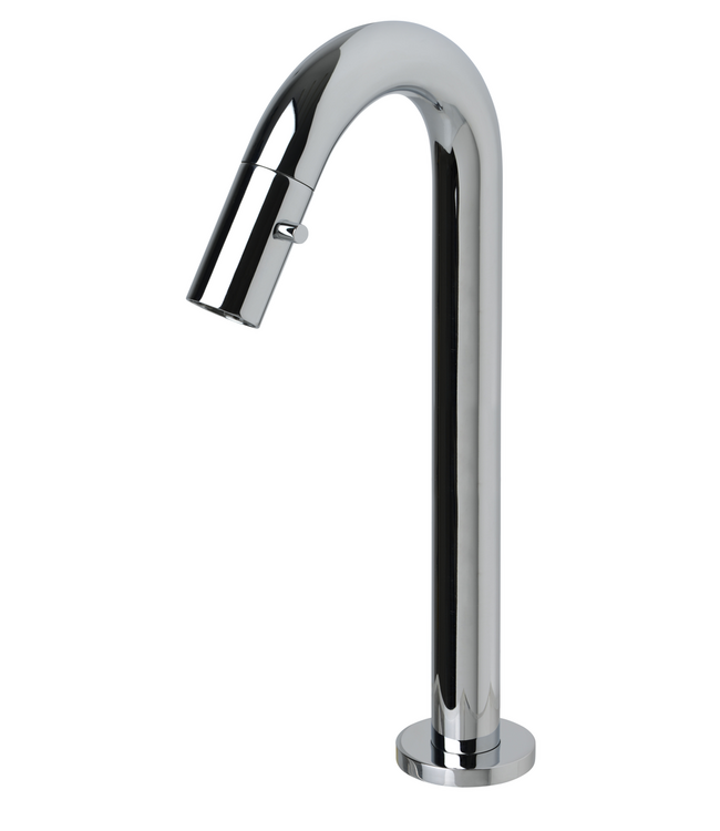 SANI-SUPPLY Mini Toilet Fonteinset Parro Chroom Lupo 40x22x8cm Planchet massief hout met Handdoekhouder met Waskom natuursteen