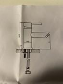 Creavit Aloni Wastafelkraan Laag Chroom eenhendel bediening warm en koud mengkraan.