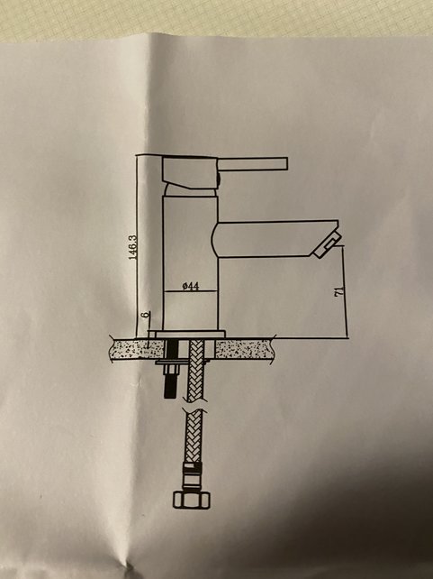Creavit Aloni Wastafelkraan Laag Chroom eenhendel bediening warm en koud mengkraan.