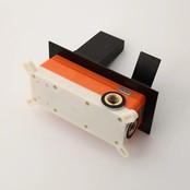 Inbouw wastafelkraan Vierkant New Born Zwart Inbouw wastafelkraan Vierkant New Born Zwart