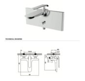 Opbouw badkraan Creavit Bloom Wit - Chroom Bad/Douchemengkraan