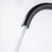 Keukenkraan Amore Mengkraan Rond Mat Zwart Messing Eengreeps Draaibaar Uitloop Keukenkraan Amore Mengkraan Rond Mat Zwart Messing Eengreeps Draaibaar Uitloop