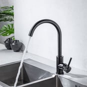 Keukenkraan Amore Mengkraan Rond Mat Zwart Messing Eengreeps Draaibaar Uitloop Keukenkraan Amore Mengkraan Rond Mat Zwart Messing Eengreeps Draaibaar Uitloop