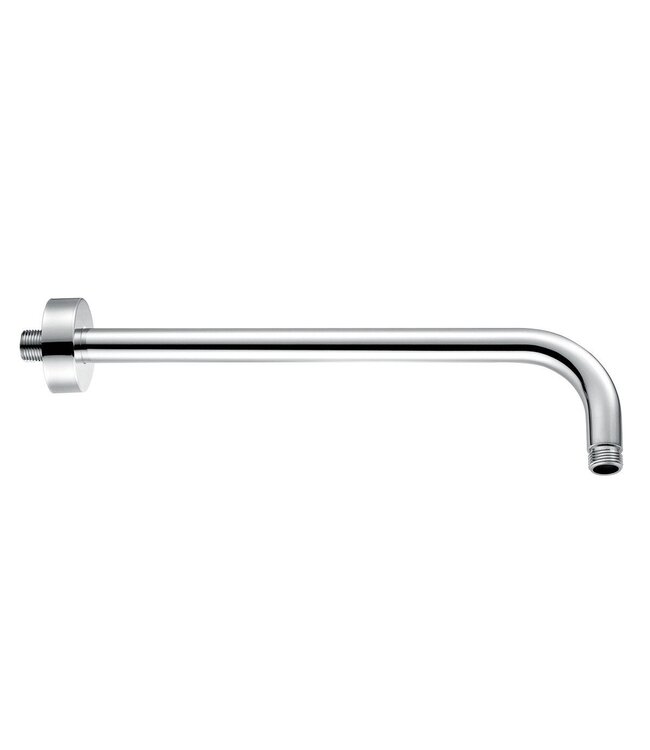 Regendoucheset Inbouw Muur Amore 25cm Rond Glans Chroom met Thermostaatkraan Hoofddouche en Staafhanddouche