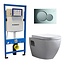 GEBERIT Geberit UP 320 Toiletset -Daley Sigma-01 Mat Chroom - Inbouw WC Hangtoilet Wandcloset