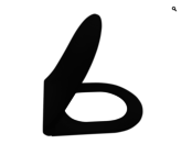 Toiletbril Aloni Mat zwart Softclose Ultra Dun 36x44cm