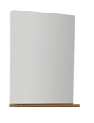 Fonteinkast Compleet Set Elma Eiken/Wit met onderkast spiegel en Keramisch Wastafel 44x54x25 cm Creavit