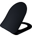 Toiletbril Creavit Freedom Mat Zwart FE320 / FE322 Ultra Dun 36x44,5x2cm