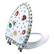 Toiletbril Kids Inox scharnieren Kinder sanitair Wc-bril