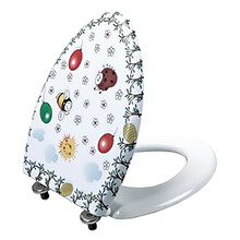 Toiletbril Kids Inox scharnieren Kinder sanitair Wc-bril