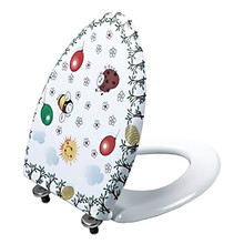 Toiletbril Kids Inox scharnieren Kinder sanitair Wc-bril